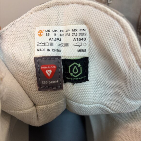 Timberland 6'' Field Boot Waterproof Grey Suede - Winter Streetwear Work Boot - Picture 5 of 12